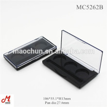 MC5262B Pressed compact case 3 well palettes 3, well empty palettes, 26mm eyeshadow packaging